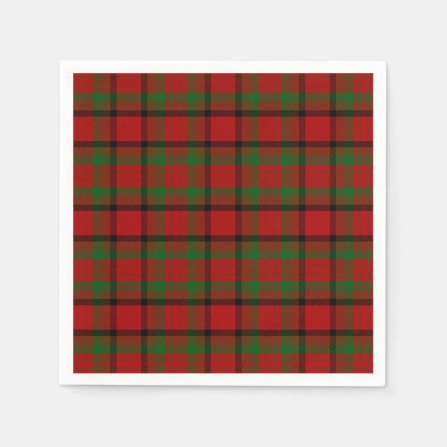 County Tipperary Irish Tartan Pappersservett (Framsidan)