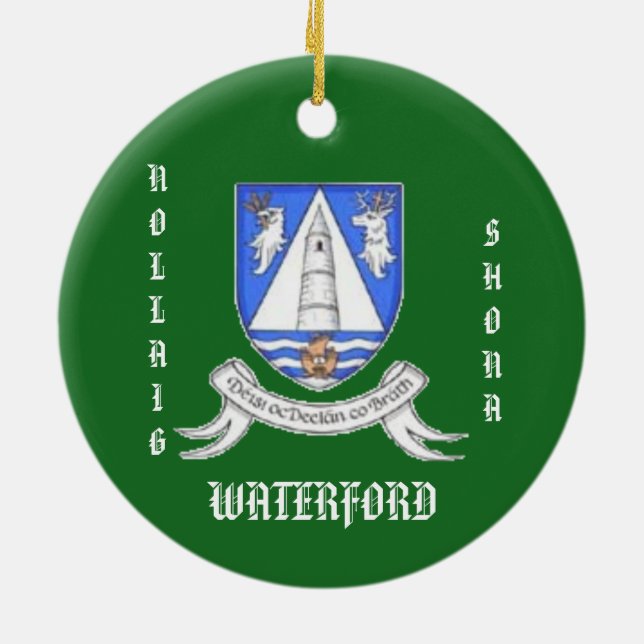 County Waterford Ireland jul Ornament (Baksidan)