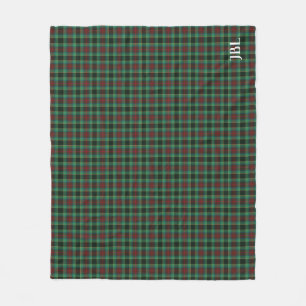 County Waterford Tartan Monogram Fleecefilt
