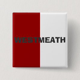 County Westmeath Flagga Badge Knapp