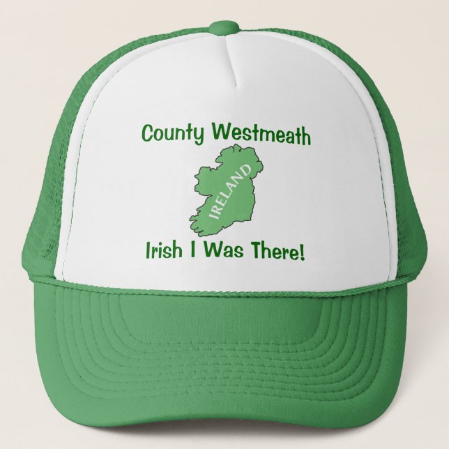 County Westmeath Ireland Truckerkeps (Framsida)
