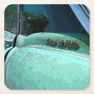 Coupe de Ville Cadillac Underlägg Papper Kvadrat