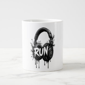 Coupe et musique jumbo mugg