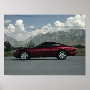 Coupe för jaguar XK8 Poster