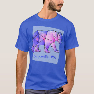 Coupeville WA Galaxy Bear Abstract Geometrical Ani T Shirt