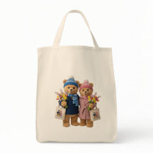 Couple Bear Tote Bag | Frosty Familjen