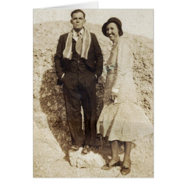 COUPLE BY BACKE HÄLSNINGSKORT (Framsidan)