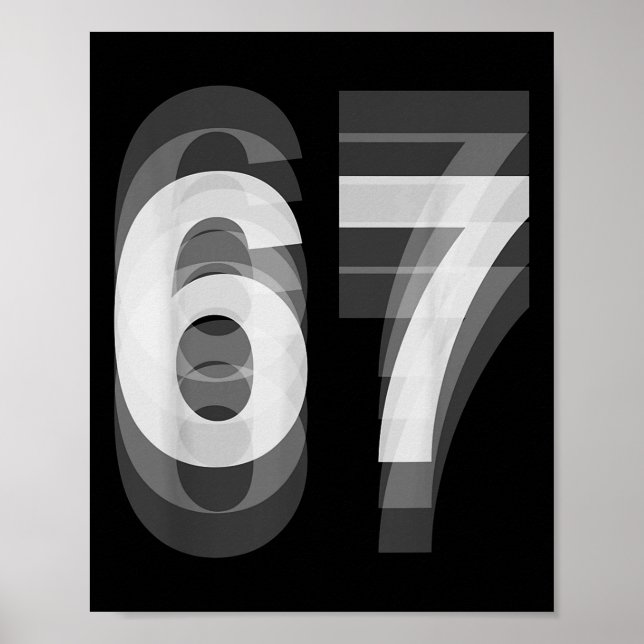 Couple Costume 67 Six Seven Meme Funny _1  Poster (Framsidan)