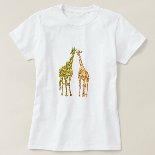 Couple Giraffe T-Shirt (Design framsida)