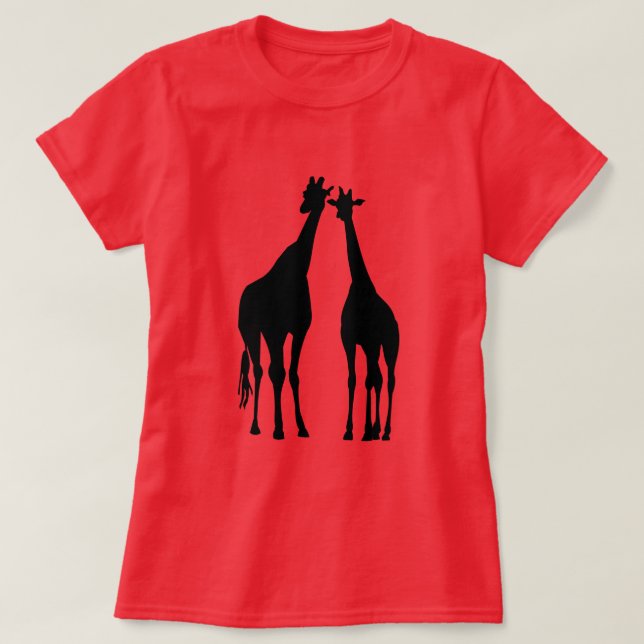 Couple Giraffe T-Shirt (Design framsida)