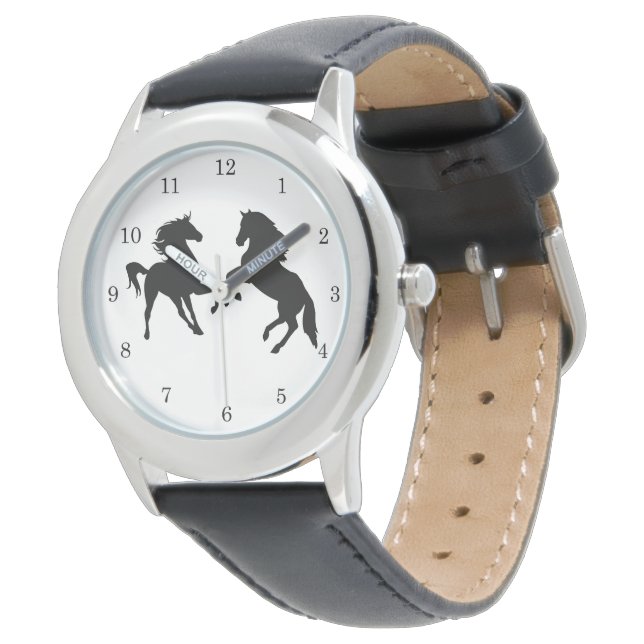 Couple Horse Watch - Anpassade Armbandsur (Vinklad)