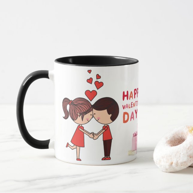 Couple mug, coffee mug for Valentine's Day gift Mugg (Med munk)