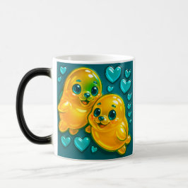 couple phoques amoureux magisk mugg