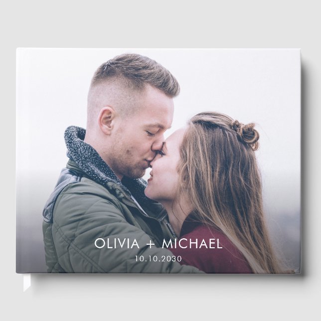 Couple Photo Keepsake Book Gästböcker (Framsida)