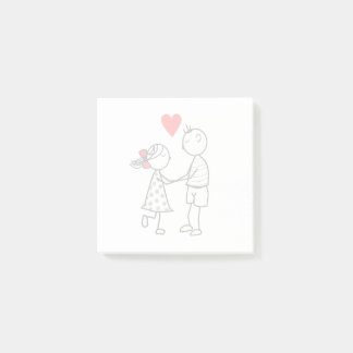 Couple Post-it® Notes Post-it Block