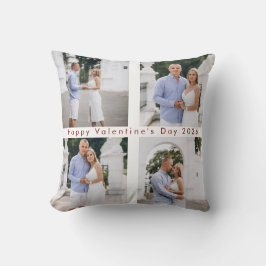 Couple Romantic Moments Customizable Valentine  Kudde