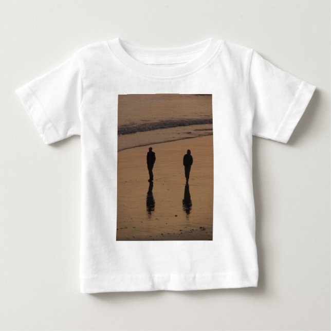 couple sur la plage tee shirt (Framsida)