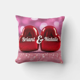 Couple valentine romantic heart decoration kudde
