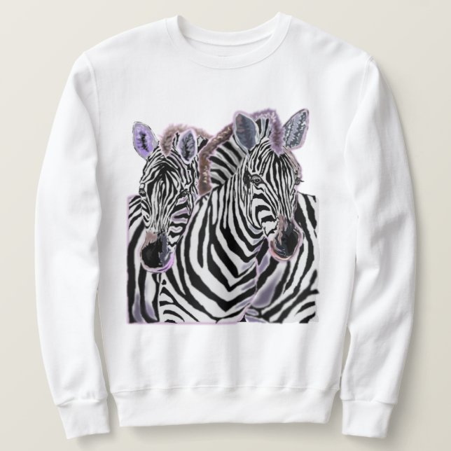Couple Zebra Sweatshirt (Design framsida)