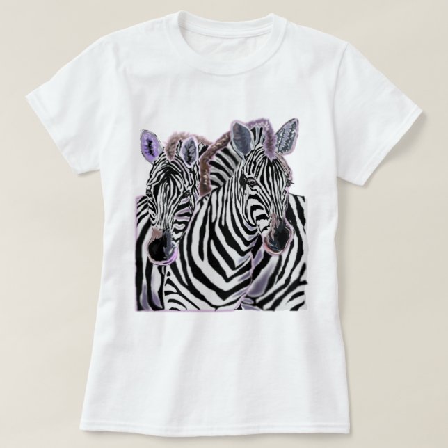 Couple Zebra T-Shirt (Design framsida)
