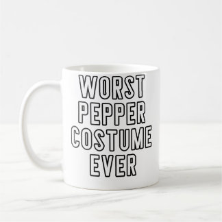 Couples Halloween Worst Pepper Ever Kaffemugg