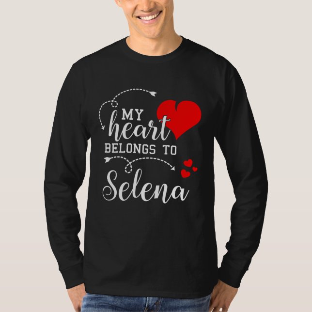 Couples Matching  My Heart Belong to Selena  My Lo T Shirt (Framsida)