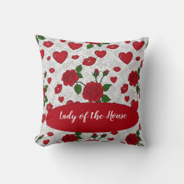 Couple's Name Love-Inspired Throw Pillow Kudde
