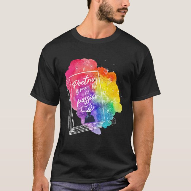 Couplet Rhymes Lyrics Elegy Passionate Poetic Quot T Shirt (Framsida)