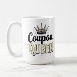 Coupon Queen - Royal Bargain Hunter Crown Kaffemugg