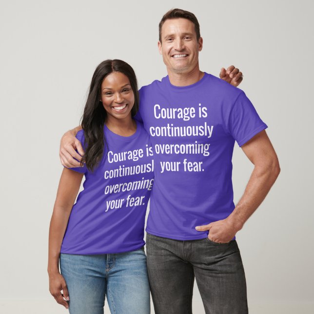 Courage Basic Mörk T-Shirt (Unisex)