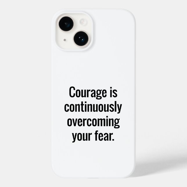 Courage iphone case (Baksida)