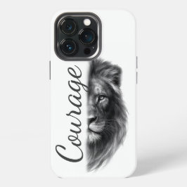 Courage Lion Artistic Minimal-