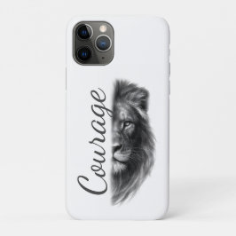 Courage Lion Artistic Minimal-