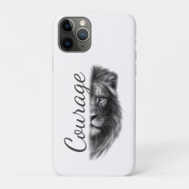 Courage Lion Artistic Minimal-