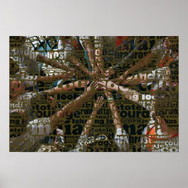 Courage Maia Moed Corejo Coraggio & Anpassningsbar Poster