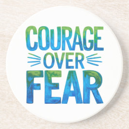 Courage over fear underlägg