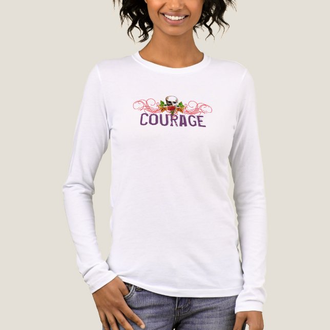 Courage Ro Skull Tee (Framsida)