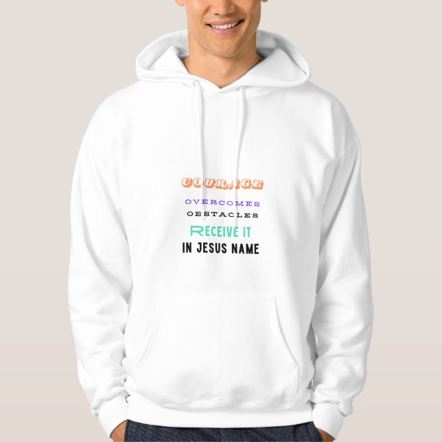 Courage T-Shirt Hoodie (Framsida)