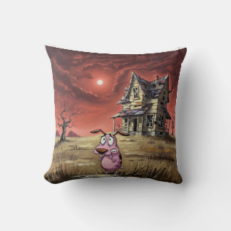 Courage the cowardly dog pillow kudde