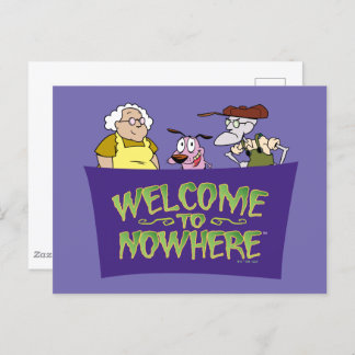 Courage the Cowardly Dog | Welcome To Nowhere Vykort