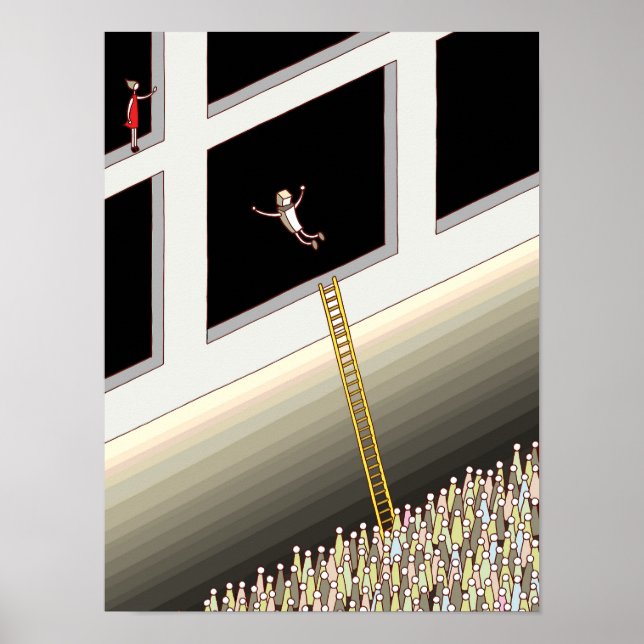 Courage to venture into the unknown darkness. poster (Framsidan)