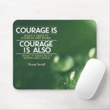 "Courage" Winston Churchill-inspirationsoffert