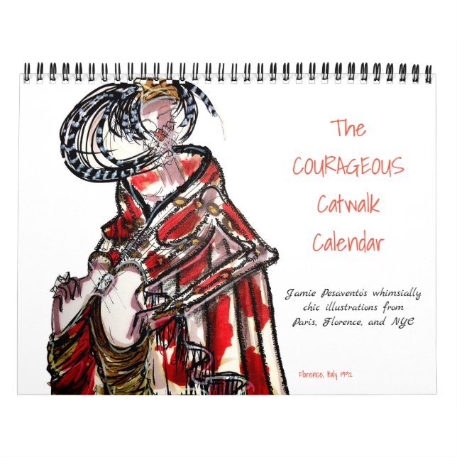 COURAGEOUS Catwaldo Illustrated Calendar Kalender (Omslag)