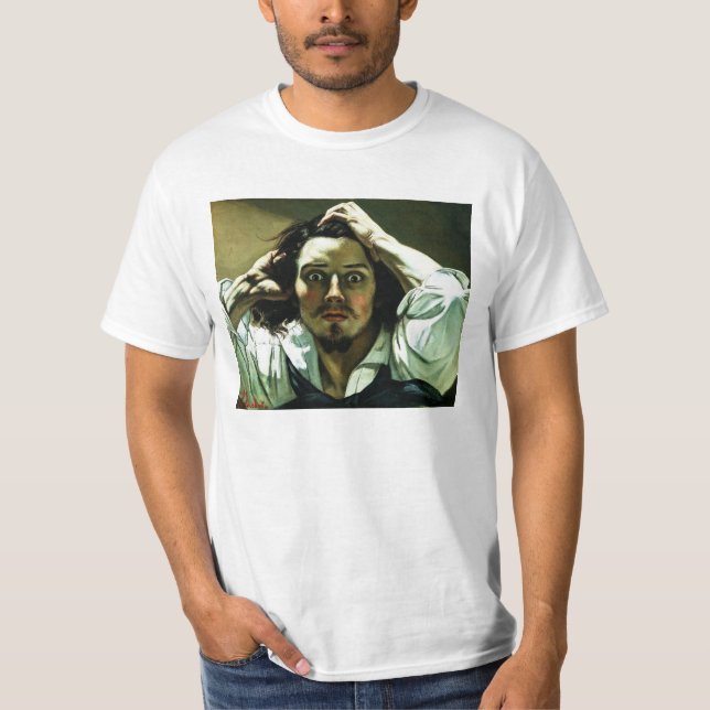 Courbet den desperat manT-tröja T Shirt (Framsida)