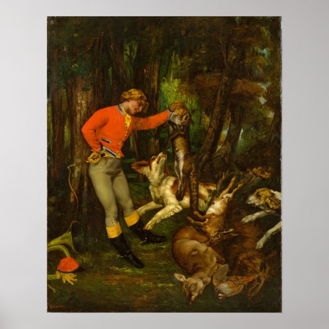 Courbet - efter stöten poster (Framsidan)