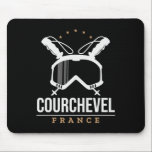 Courchevel Frankrike Ski Resort Vintage Skiing Sno Musmatta<br><div class="desc">Courchevel Frankrike Ski Resort Vintage Skiing Snowboarding</div>
