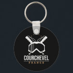 Courchevel Frankrike Ski Resort Vintage Skiing Sno Nyckelring<br><div class="desc">Courchevel Frankrike Ski Resort Vintage Skiing Snowboarding</div>