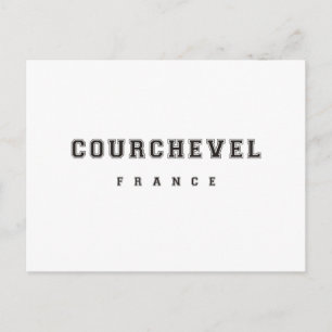 Courchevel Frankrike Vykort