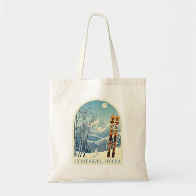 Courchevel les trois Vallées souvenir Tygkasse (Framsidan)