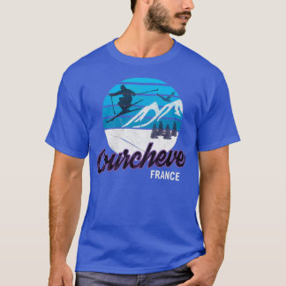 Courchevel Les Trois Valles Fransk Alpernas Frankr T Shirt